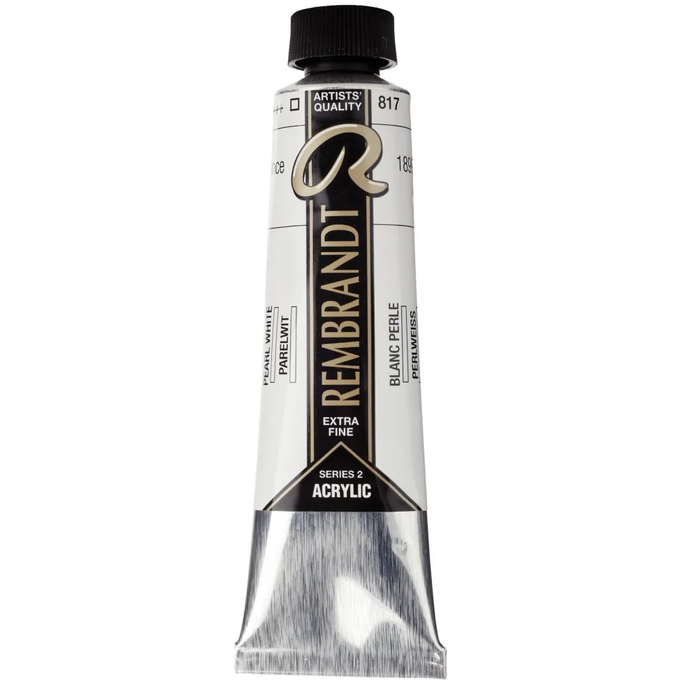 Farba akrylowa - Rembrandt - Pearl White, 40 ml