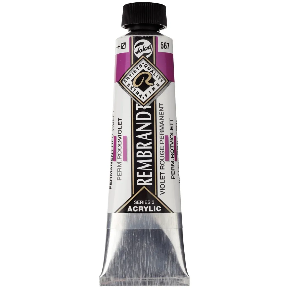 Farba akrylowa - Rembrandt - Permanent Red Violet, 40 ml
