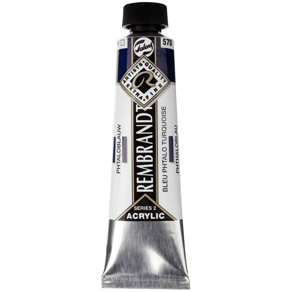Farba akrylowa - Rembrandt - Phthalo Blue, 40 ml