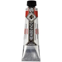 Farba akrylowa - Rembrandt - Transparent Oxide Orange, 40 ml