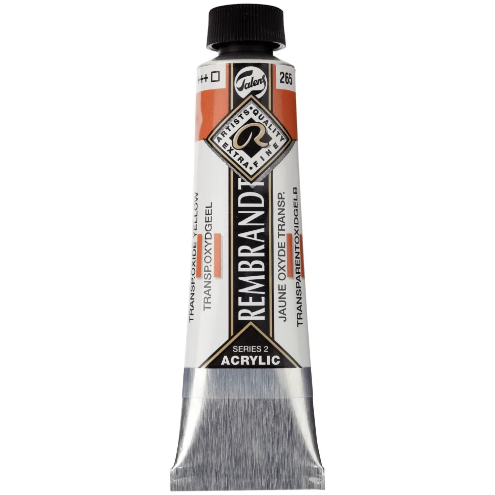 Farba akrylowa - Rembrandt - Transparent Oxide Yellow, 40 ml
