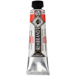 Farba akrylowa - Rembrandt - Transparent Red Medium, 40 ml