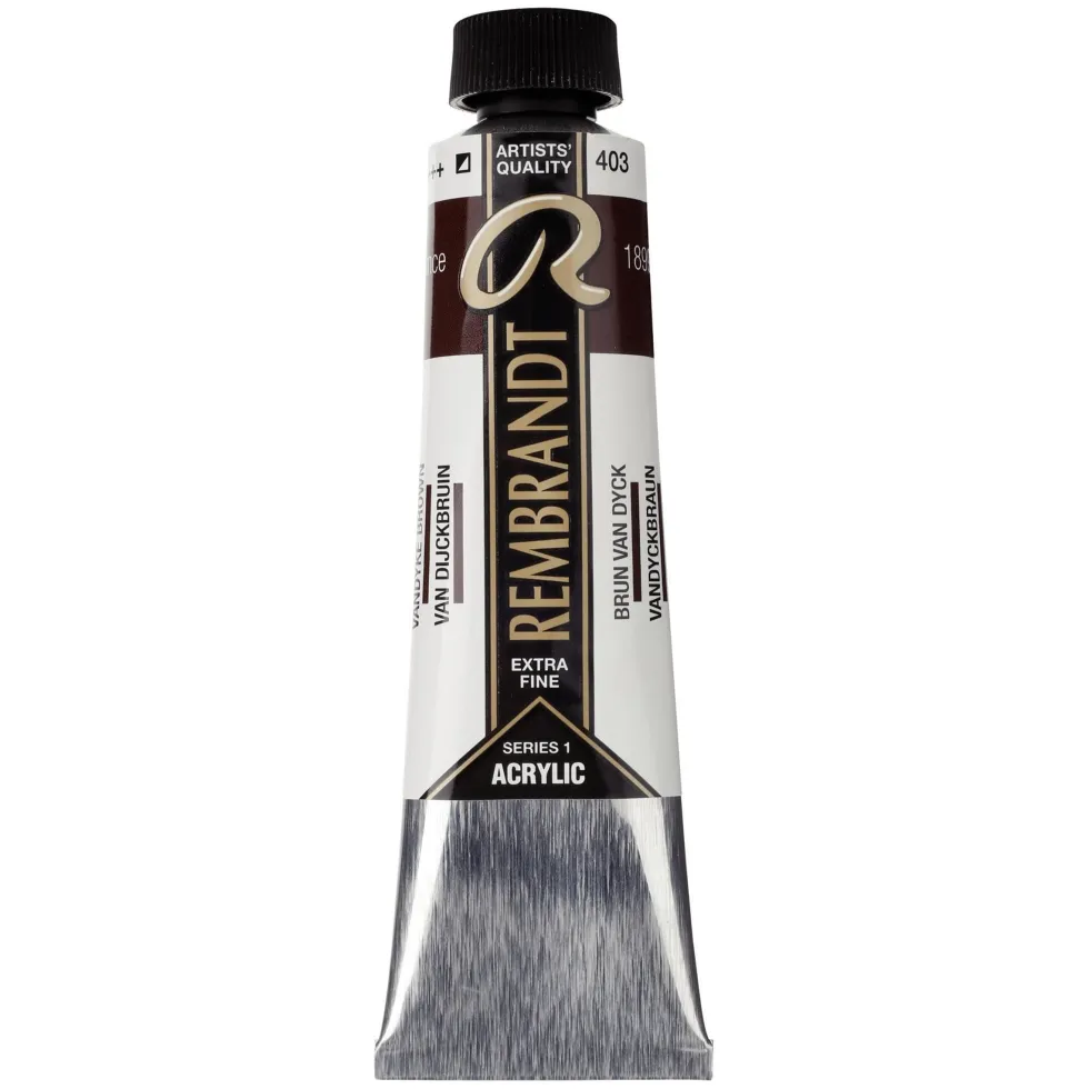 Farba akrylowa - Rembrandt - Vandyke Brown, 40 ml