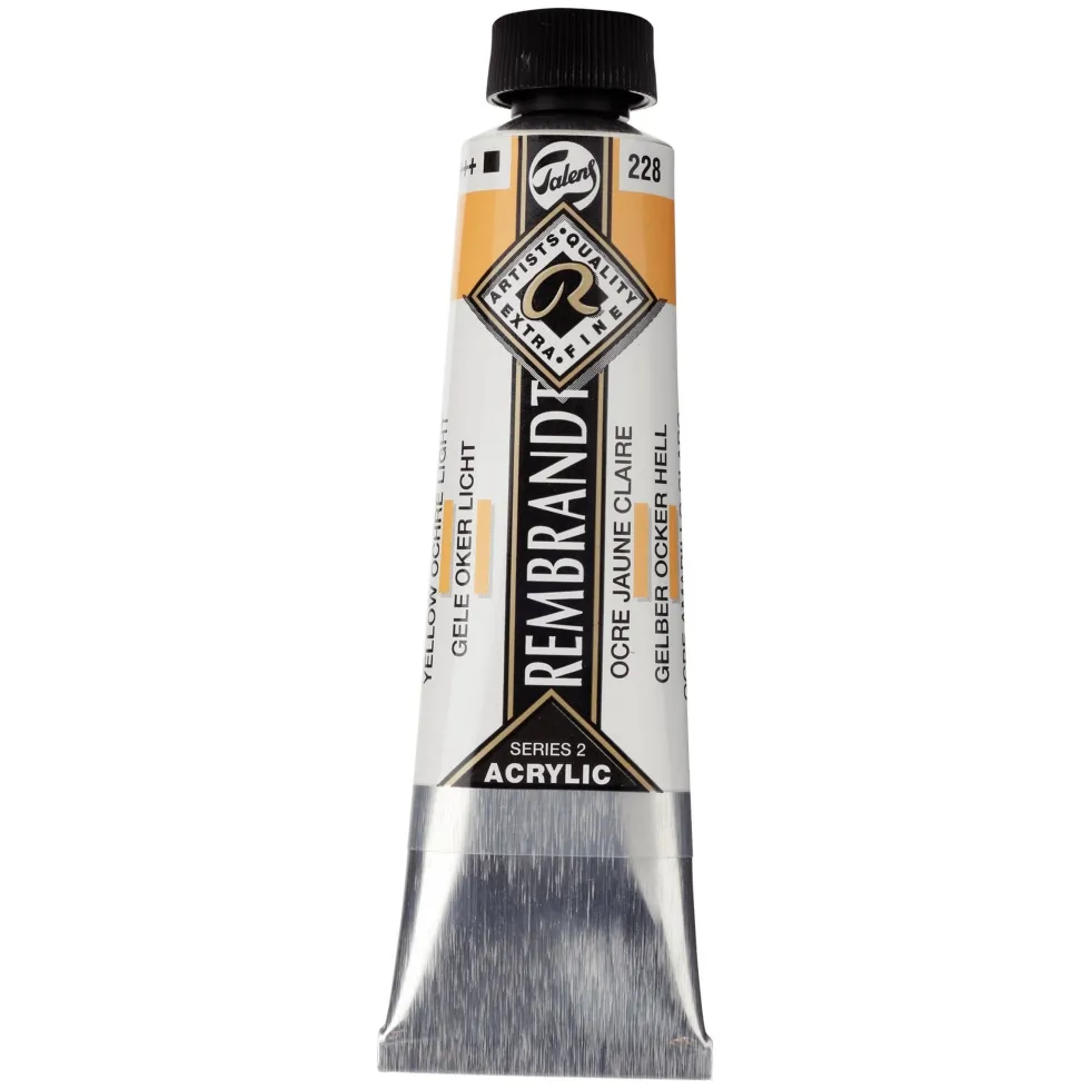 Farba akrylowa - Rembrandt - Yellow Ochre Light, 40 ml