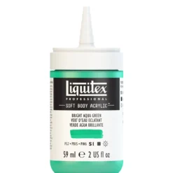 Farba akrylowa Soft Body - Liquitex - Bright Aqua Green, 59 ml