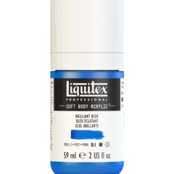 Farba akrylowa Soft Body - Liquitex - Brilliant Blue, 59 ml