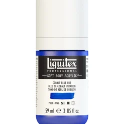 Farba akrylowa Soft Body - Liquitex - Cobalt Blue Hue, 59 ml