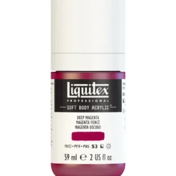 Farba akrylowa Soft Body - Liquitex - Deep Magenta, 59 ml