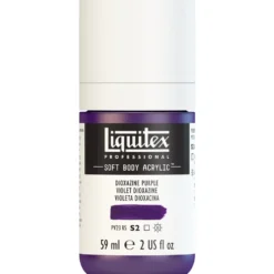 Farba akrylowa Soft Body - Liquitex - Dioxazine Purple, 59 ml