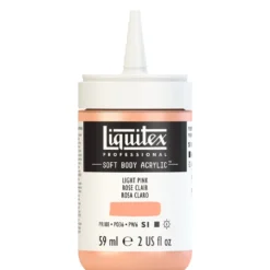 Farba akrylowa Soft Body - Liquitex - Light Pink, 59 ml