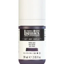 Farba akrylowa Soft Body - Liquitex - Muted Grey, 59 ml