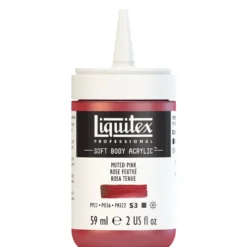 Farba akrylowa Soft Body - Liquitex - Muted Pink, 59 ml