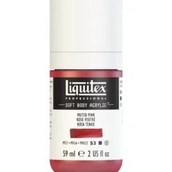 Farba akrylowa Soft Body - Liquitex - Muted Pink, 59 ml