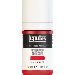 Farba akrylowa Soft Body - Liquitex - Naphthol Crimson, 59 ml