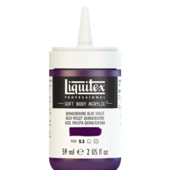 Farba akrylowa Soft Body - Liquitex - Quinacridone Blue Violet, 59 ml