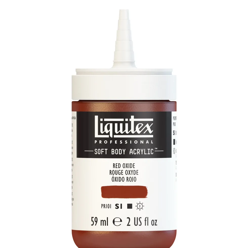 Farba akrylowa Soft Body - Liquitex - Red Oxide, 59 ml