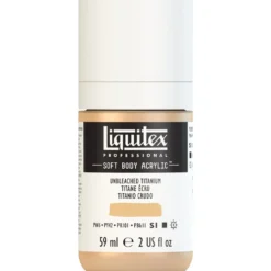 Farba akrylowa Soft Body - Liquitex - Unbleached Titanium, 59 ml