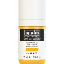 Farba akrylowa Soft Body - Liquitex - Yellow Medium Azo, 59 ml
