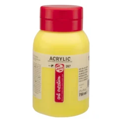 Farba akrylowa - Talens Art Creation - Azo Yellow Lemon, 750 ml