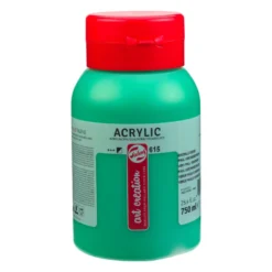 Farba akrylowa - Talens Art Creation - 615, Emerald Green, 750 ml