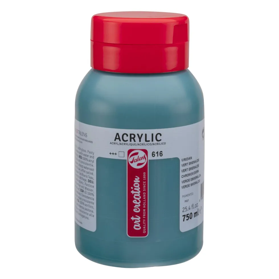 Farba akrylowa - Talens Art Creation - Viridian, 750 ml