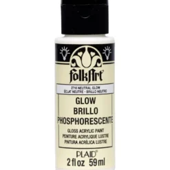 Farba akrylowa świecąca w ciemności - FolkArt - 59 ml