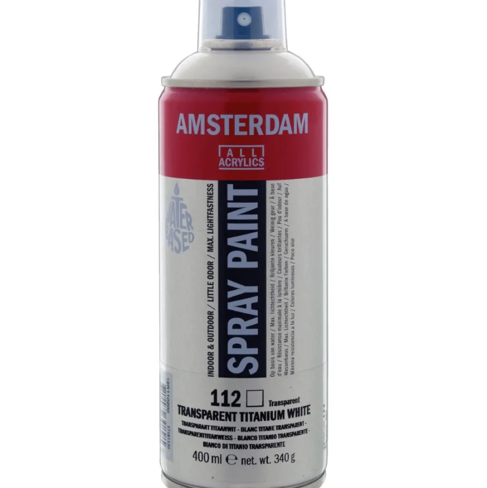 Farba akrylowa w sprayu - Amsterdam - 735, Oxide Black, 400 ml