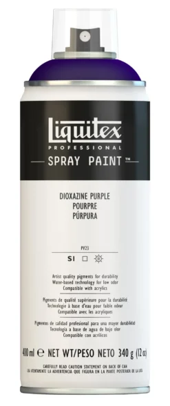 Farba akrylowa w spray'u - Liquitex - Dioxazineazine Purple, 400 ml
