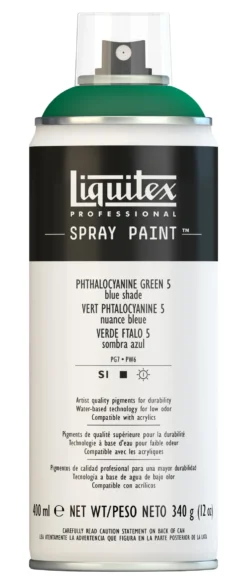 Farba akrylowa w spray'u - Liquitex - Phthalo Green 5, 400 ml