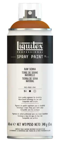 Farba akrylowa w spray'u - Liquitex - Raw Sienna, 400 ml