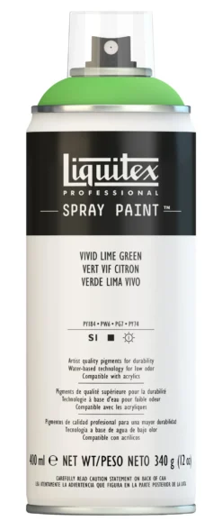 Farba akrylowa w spray'u - Liquitex - Vivid Lime Green, 400 ml