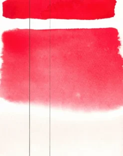 Farba akwarelowa Aquarius - Roman Szmal - 376, Raspberry Red, kostka