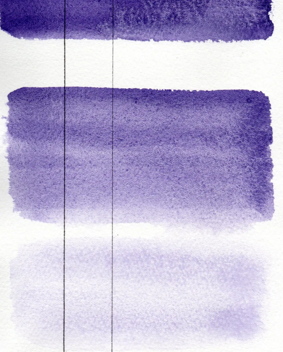 Farba akwarelowa Aquarius - Roman Szmal - 377, Strontium Violet, kostka