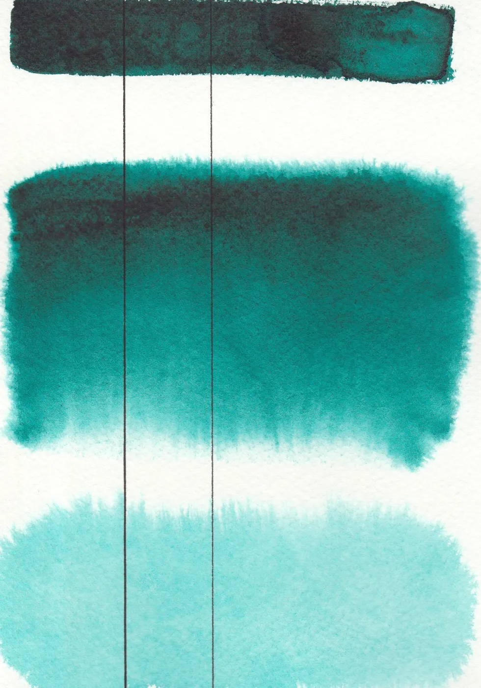 Farba akwarelowa Aquarius - Roman Szmal - 228, Turkus transparentny, kostka
