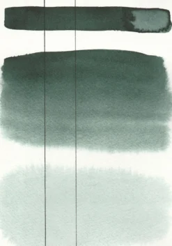 Farba akwarelowa Aquarius - Roman Szmal - 409, Zieleń perylenowa, kostka
