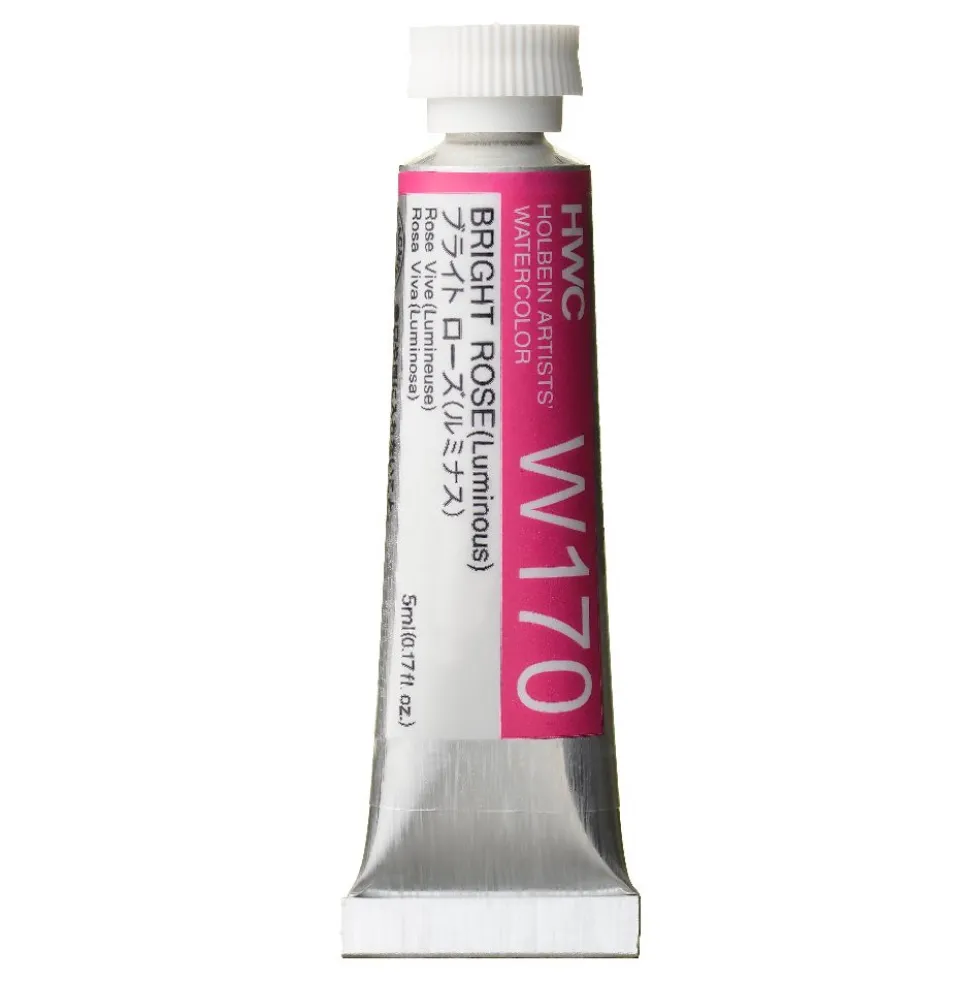 Farba akwarelowa Artists’ Watercolor - Holbein - Bright Rose, 5 ml
