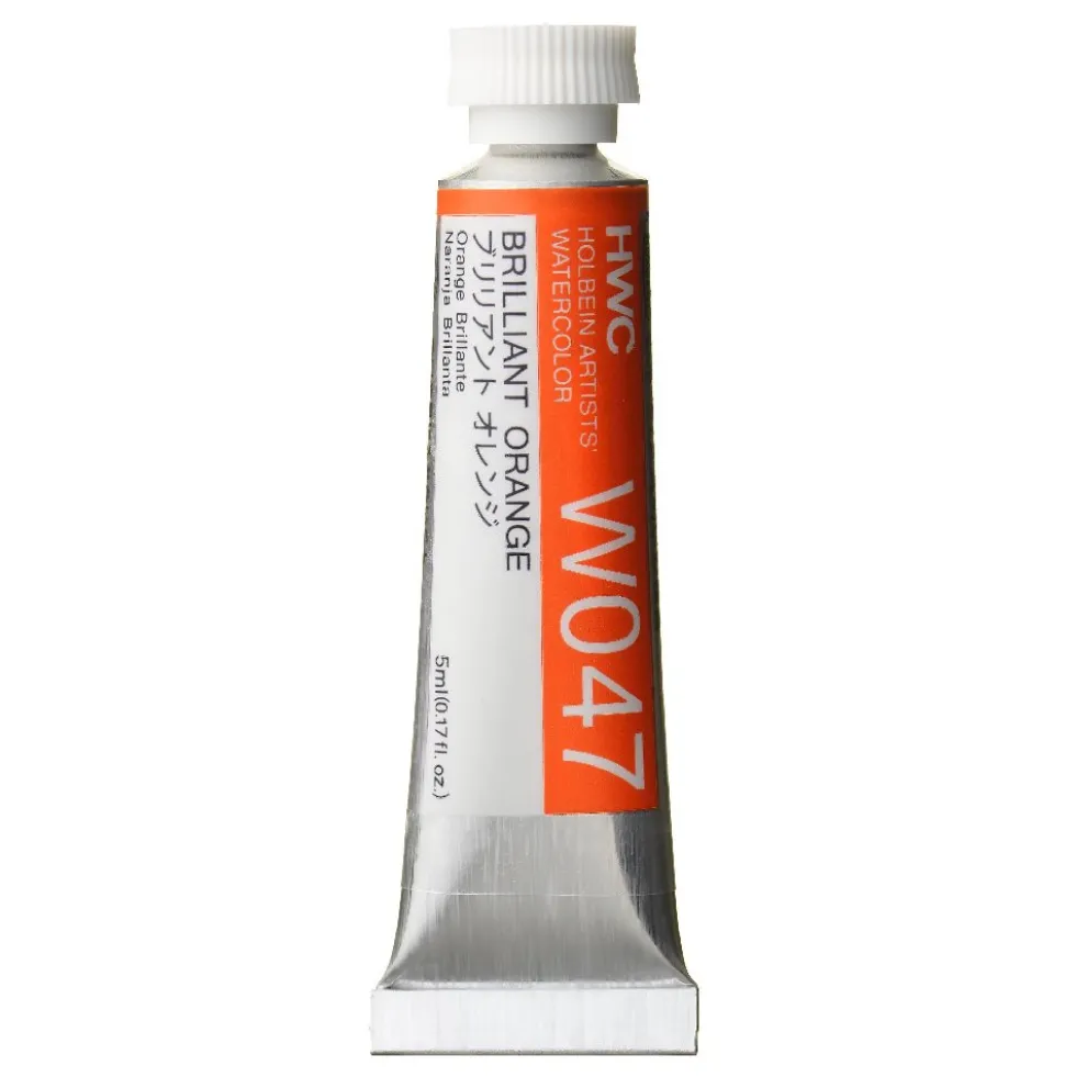 Farba akwarelowa Artists’ Watercolor - Holbein - Brilliant Orange, 5 ml