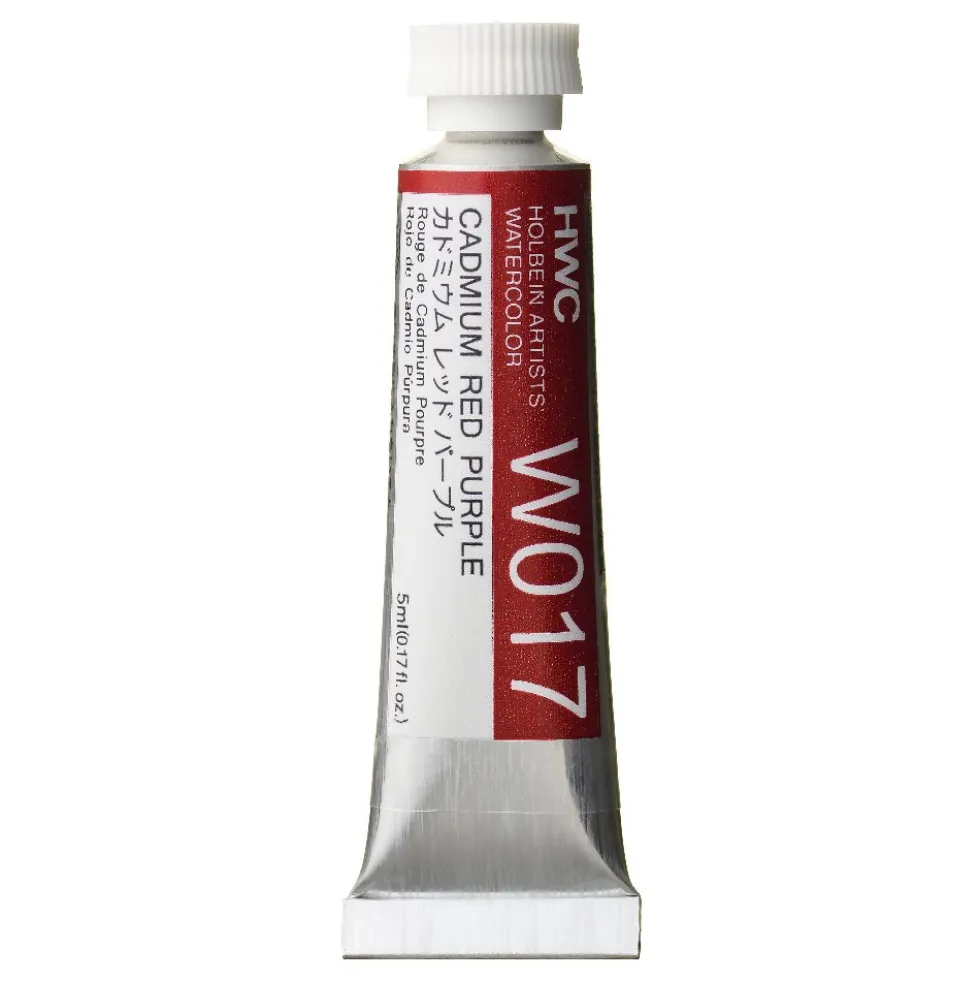 Farba akwarelowa Artists’ Watercolor - Holbein - Cadmium Red Purple, 5 ml