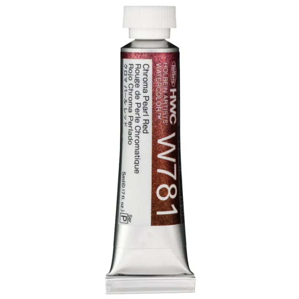 Farba akwarelowa Artists’ Watercolor - Holbein - Chroma Pearl Red, 5 ml