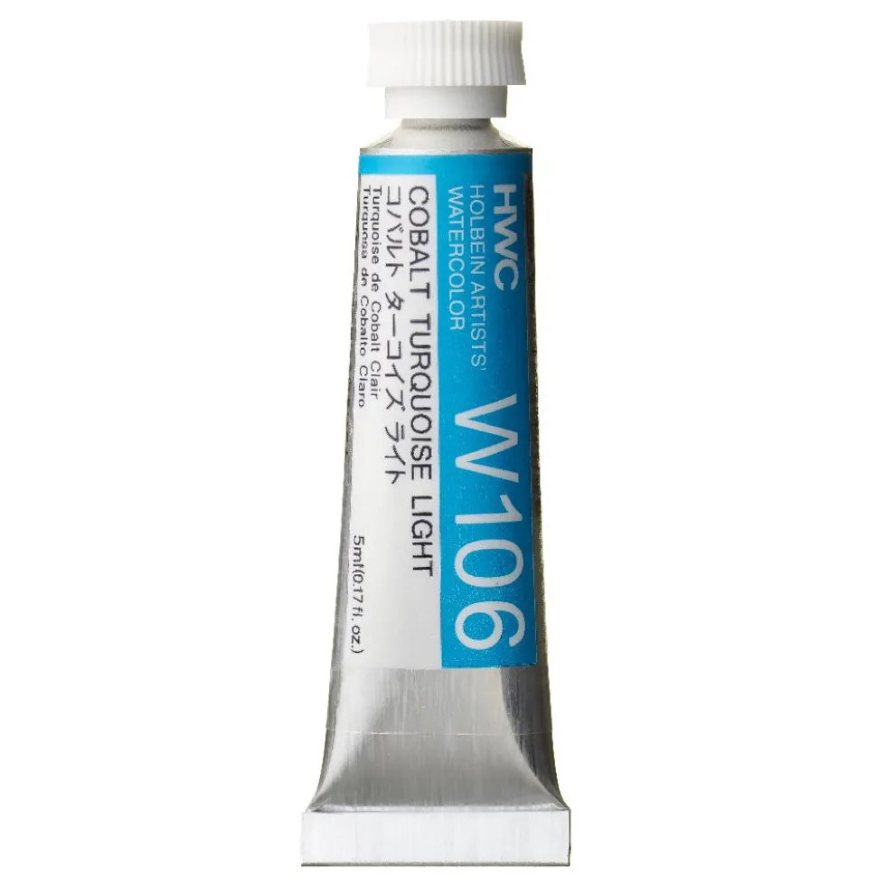 Farba akwarelowa Artists’ Watercolor - Holbein - Cobalt Turquoise Light, 5 ml