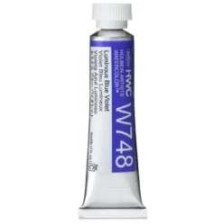 Farba akwarelowa Artists’ Watercolor - Holbein - Luminous Blue Violet, 5 ml