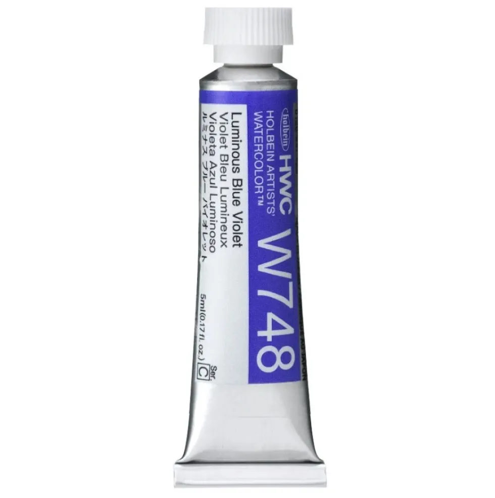 Farba akwarelowa Artists’ Watercolor - Holbein - Luminous Blue Violet, 5 ml
