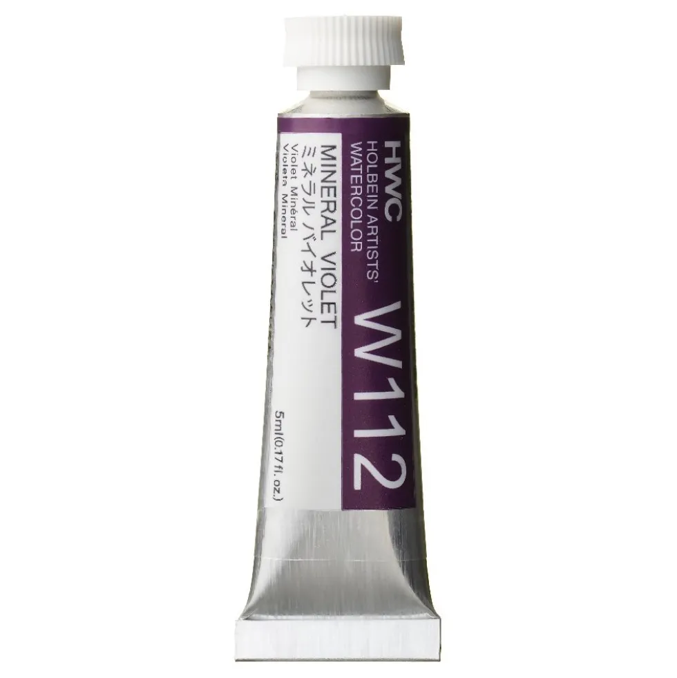 Farba akwarelowa Artists’ Watercolor - Holbein - Mineral Violet, 5 ml