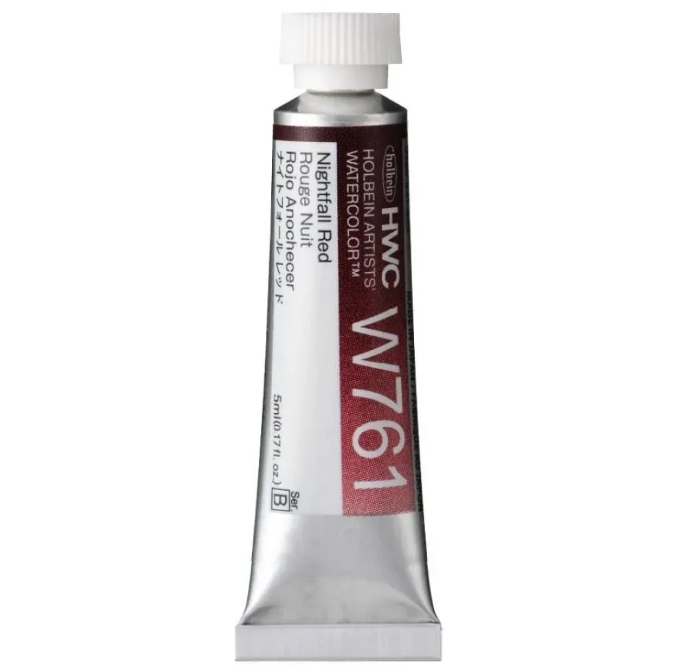 Farba akwarelowa Artists’ Watercolor - Holbein - Nightfall Red 5 ml