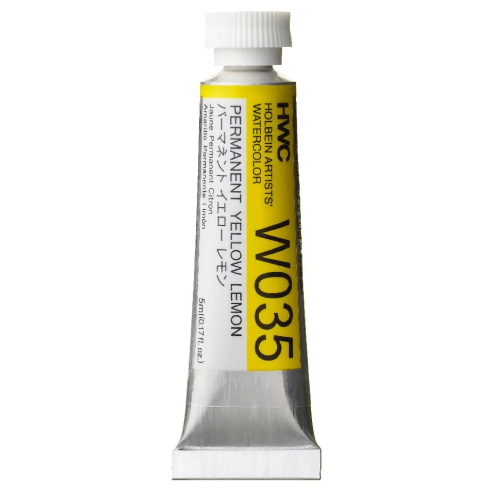 Farba akwarelowa Artists’ Watercolor - Holbein - Permanent Yellow Lemon, 5 ml