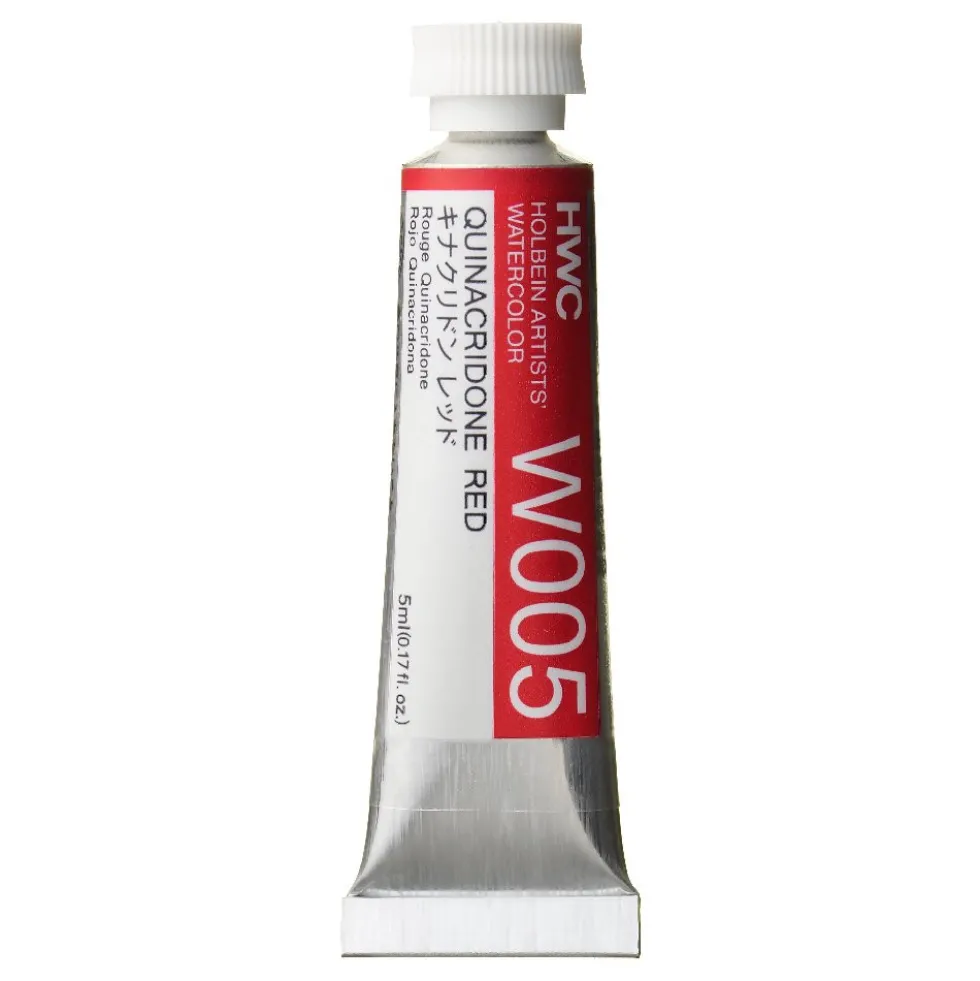 Farba akwarelowa Artists’ Watercolor - Holbein - Quinacridone Red, 5 ml