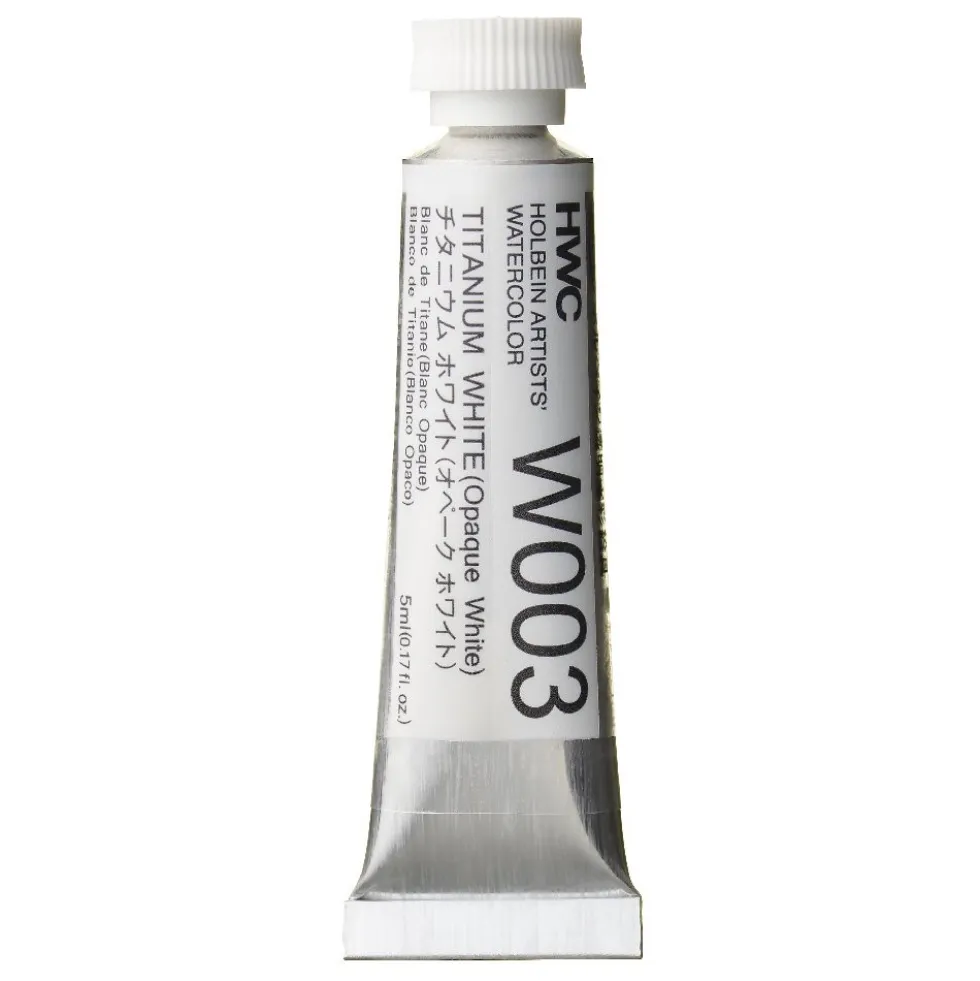 Farba akwarelowa Artists’ Watercolor - Holbein - Titanium White, 5 ml