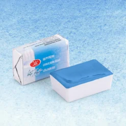 Farba akwarelowa Białe Noce - St. Petersburg - Ceruleum Blue, kostka