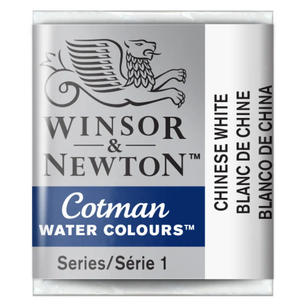 Farba akwarelowa Cotman - Winsor & Newton - Chinese White, półkostka