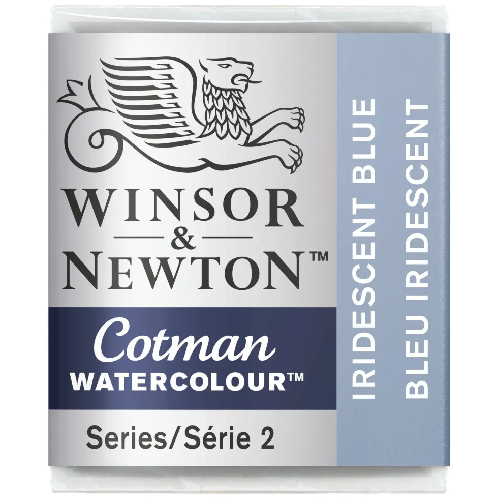 Farba akwarelowa Cotman - Winsor & Newton - Iridescent Blue, półkostka